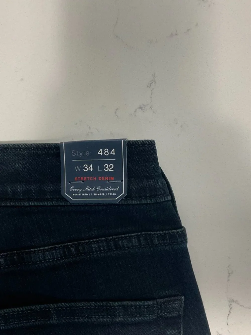J Crew Men's Slim Stretch Jeans in deep lake wash 34x32